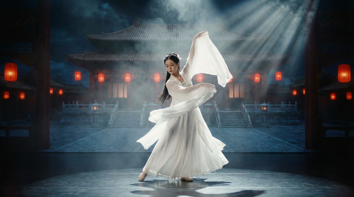 鉴黄师下载古典舞蹈视频《月下飞天》